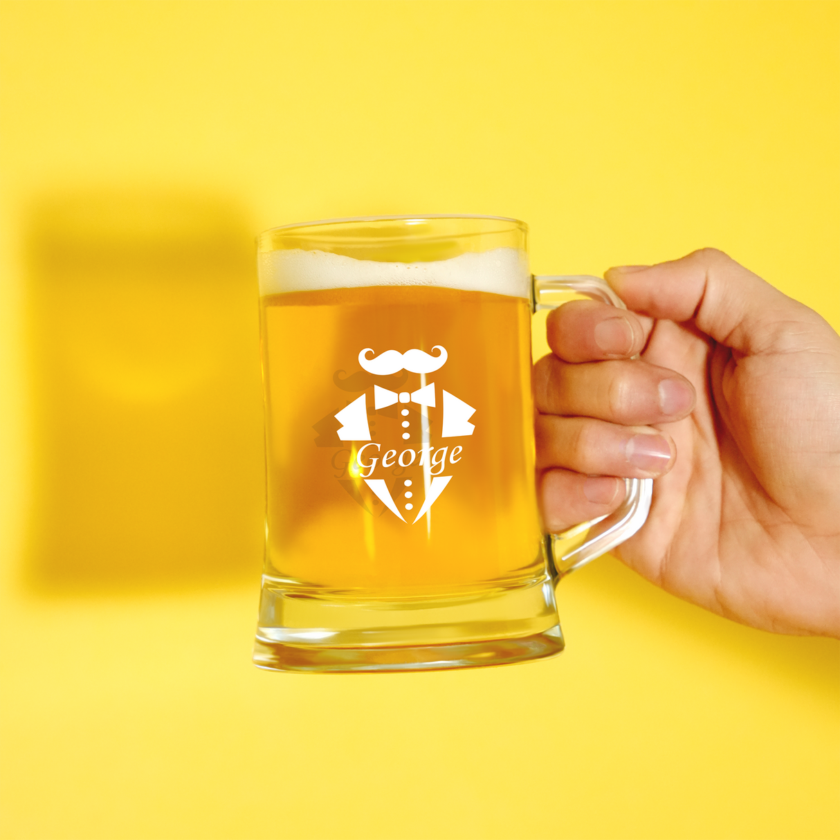 Custom Groomsmen Gift Beer Mug, Personalized Best Man Gift, Bachelor Party Drinking Glass, Father of the Groom, Beer Glasses, Wedding Gifts