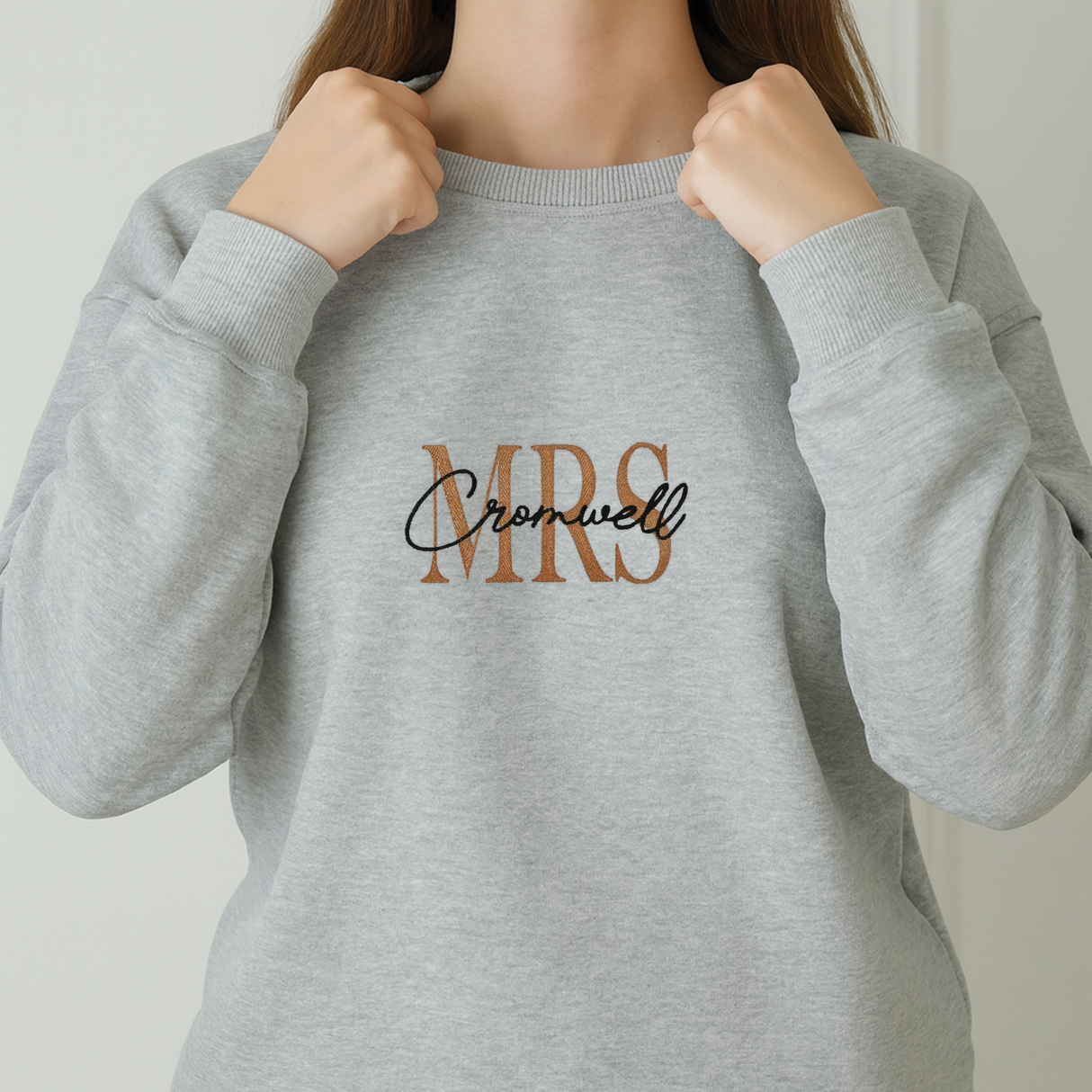 Custom Embroidered Mr Mrs Couple Hoodies: Personalized Matching Sweatshirt, Wedding Gift Ideas for Couples