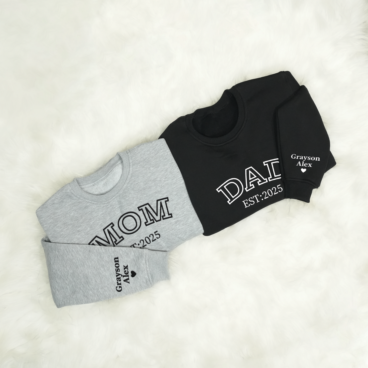 Gigi Embroidered Sweatshirt: Personalized Grandma Crewneck Pullover, Mother’s Day or Birthday Gift Idea