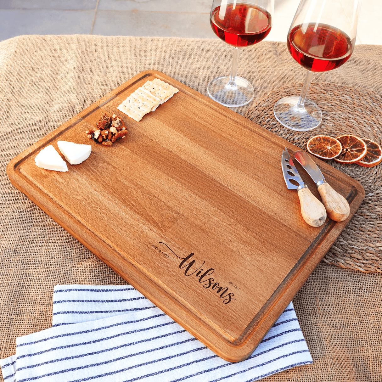Customized Cutting Board, Engraved Wood Charcuterie Board, Serving Tray, Cutting Board Personalized, Bridal Shower Gift, Wedding Present