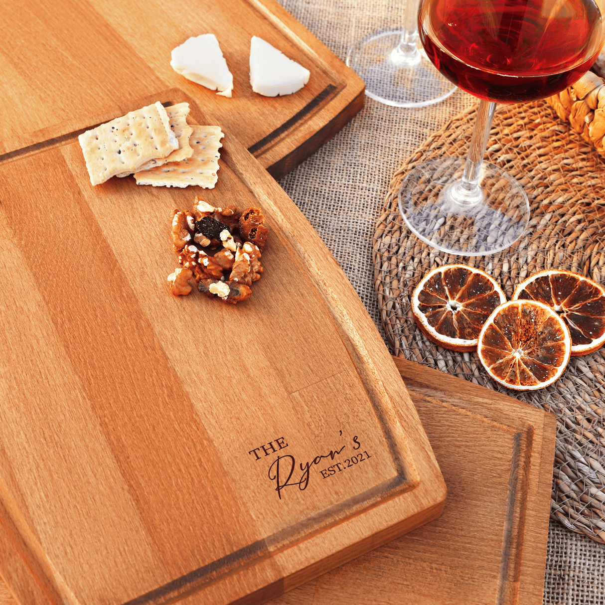 Personalized Gift Wood Cutting Board, Christmas Gifts, Anniversary Gift, Charcuterie Serving Board, Custom Cheese Board, Chopping Boards