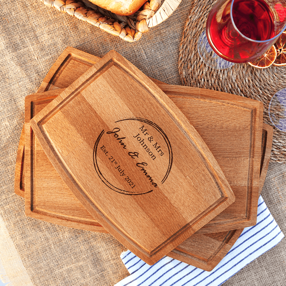 Personalized Cutting Board, Custom Engraved Charcuterie Board, Housewarming Gift, Anniversary Gift, Custom Cheese Board, Mom Birthday Gift