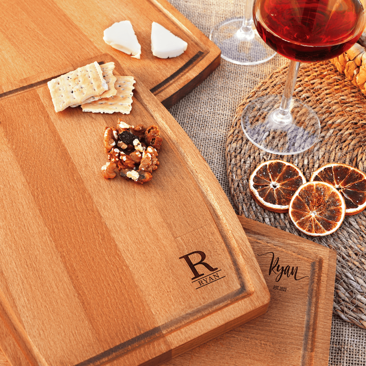 Personalized Cutting Board, Custom Engraved Charcuterie Board, Housewarming Gift, Anniversary Gift, Custom Cheese Board, Mom Birthday Gift