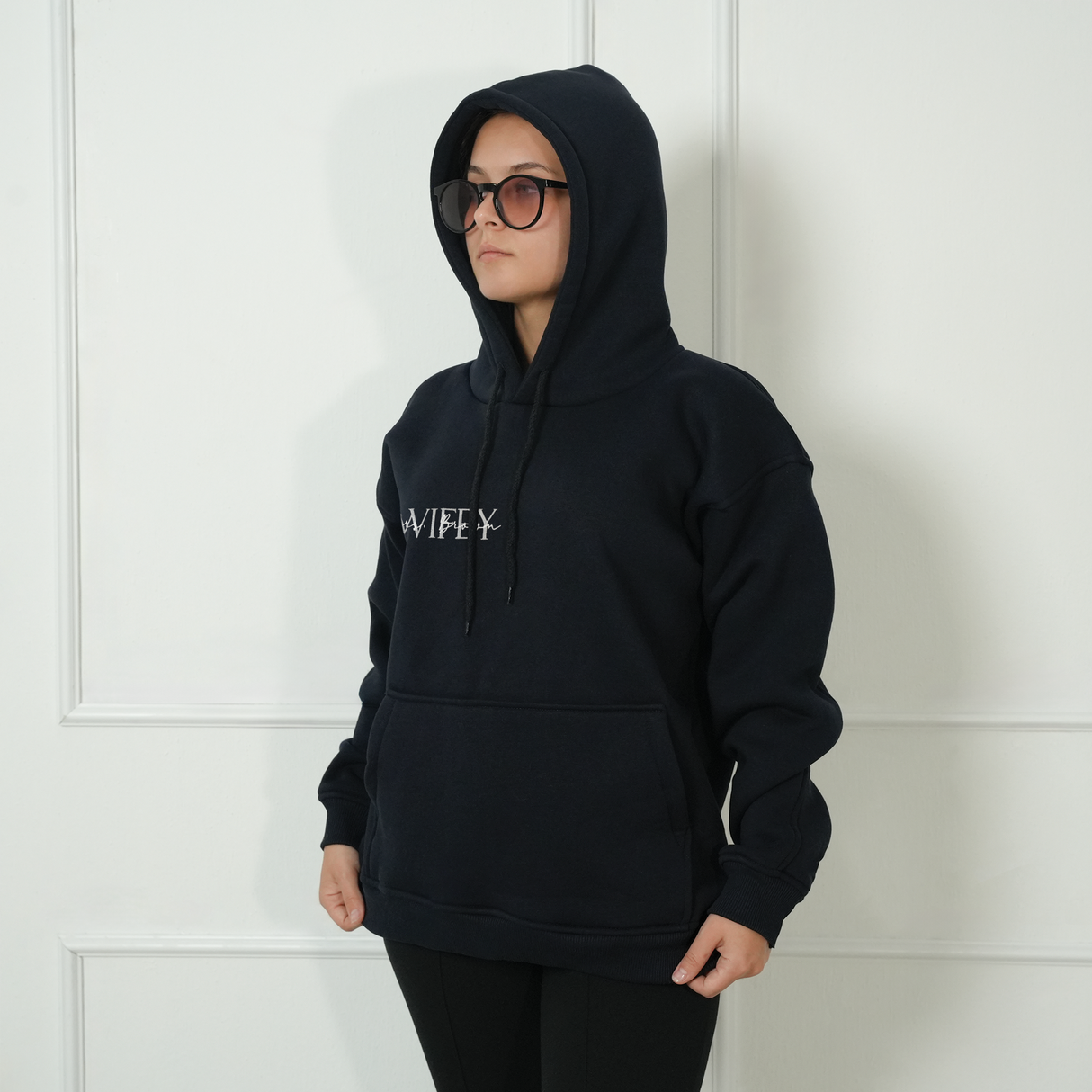 Embroidered Wifey Crewneck with Date on Sleeve: Personalized Future Mrs Sweatshirt, Wedding Gift for Bride