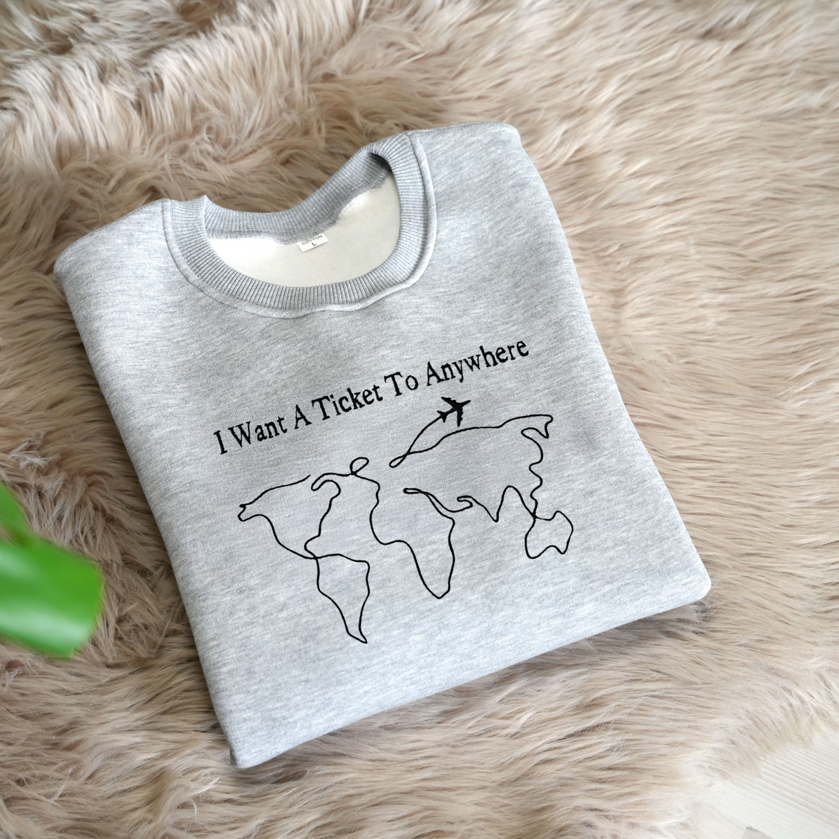 Travel Buddies Embroidered Sweatshirt with Custom Location: Adventure Road Trip, Flight Buddies Gift