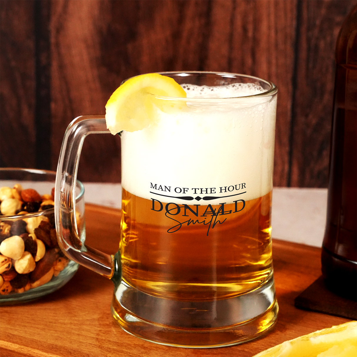 Custom Groomsmen Gift Beer Mug, Personalized Best Man Gift, Bachelor Party Drinking Glass, Father of the Groom, Beer Glasses, Wedding Gifts