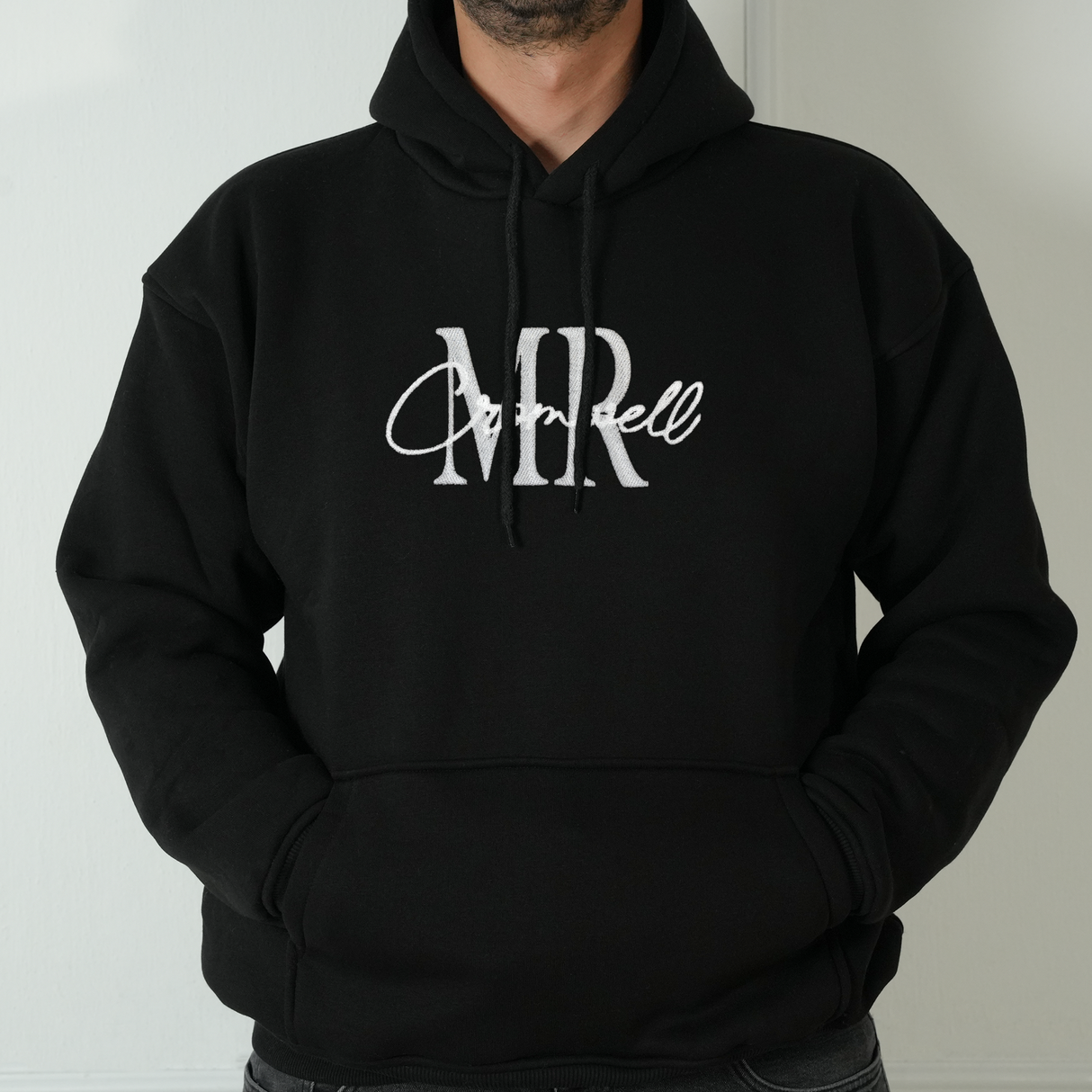 Personalized Mrs Embroidered Sweatshirt for Bride: Custom Last Name Hoodies, Wedding Party Outfit