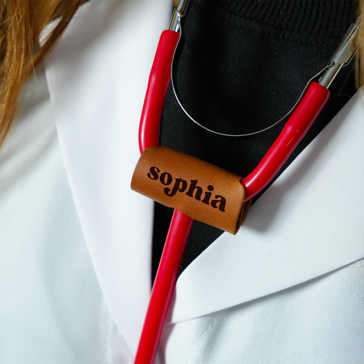 Personalized Stethoscope ID Tag: Custom Monogram Name Label for Nurses and Doctors