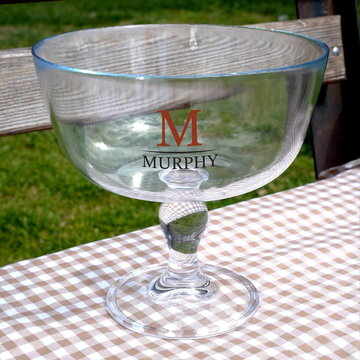 Glass Cake Stand for Gender Reveal: Personalized Boy or Girl Party Display with Dome Lid, Party Supplies