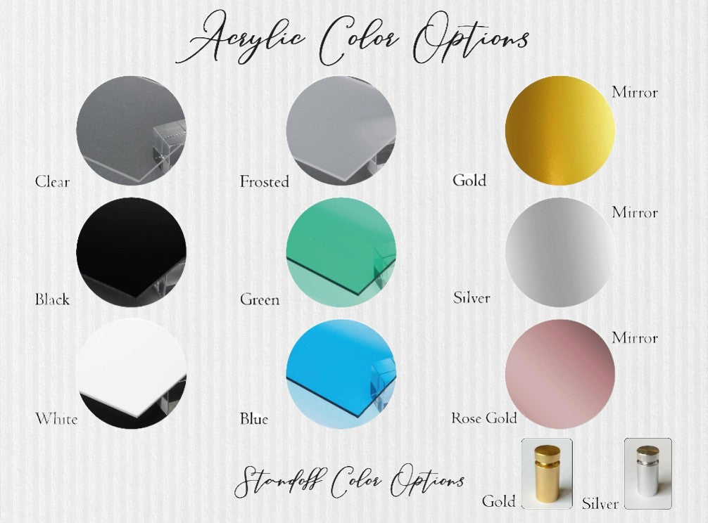 Custom Office Decor | Acrylic Signs for Doors & Walls