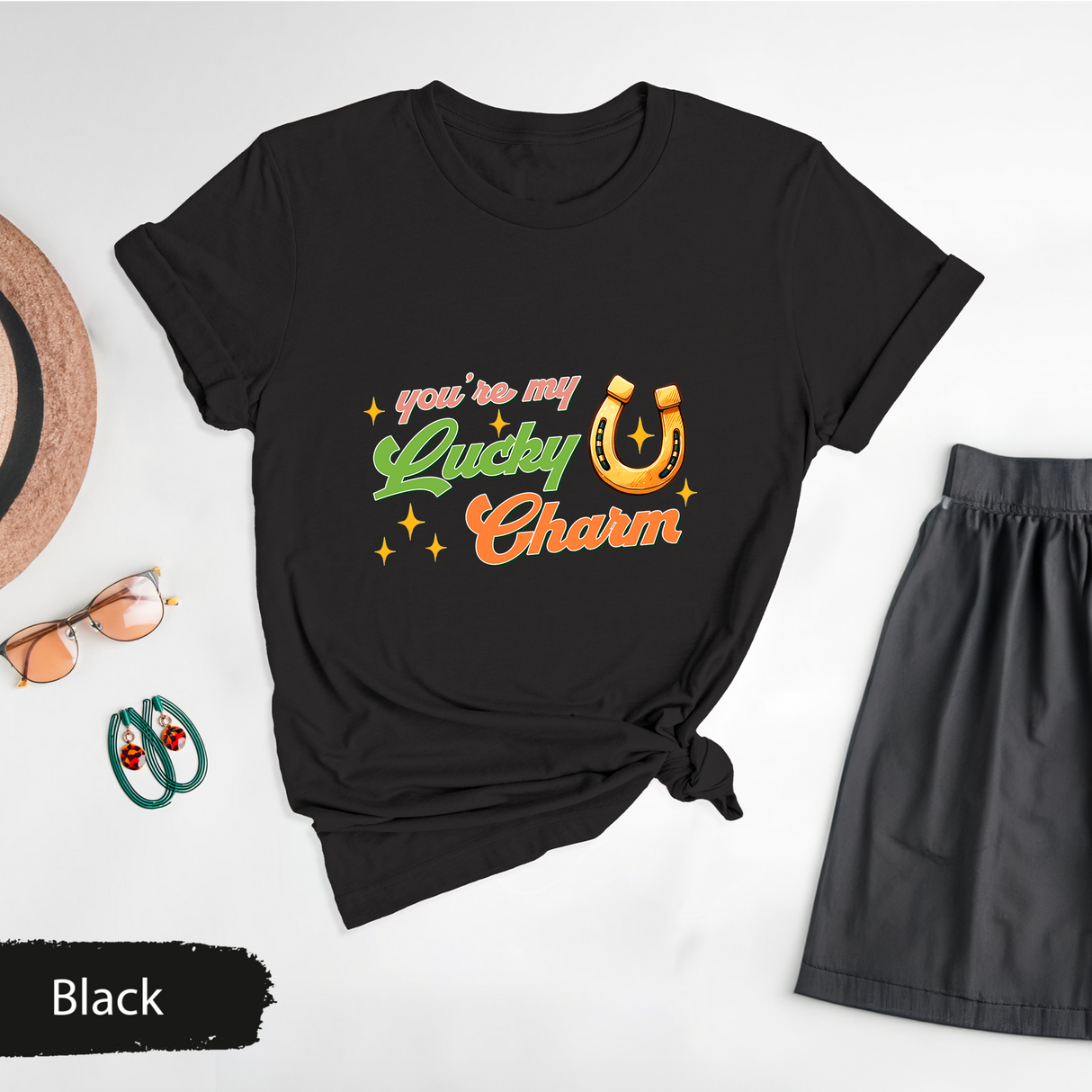 You’re My Lucky Charm Shirt, Cute St Patrick’s Day Shirt, Romantic Irish Couple Tee, St Patricks Day Gift for Girlfriend, Lucky Charm Shirt