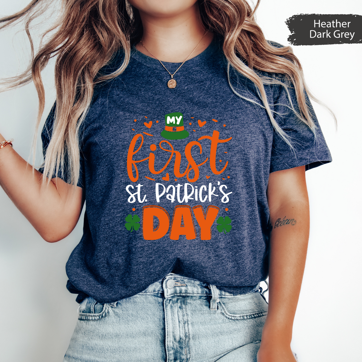 My First St Patricks Day Shirt, Baby St Paddys Day T-Shirt, Cute Lucky Shamrock Tee, Irish Baby Graphic Tees, Lucky Clover Toddler T shirts