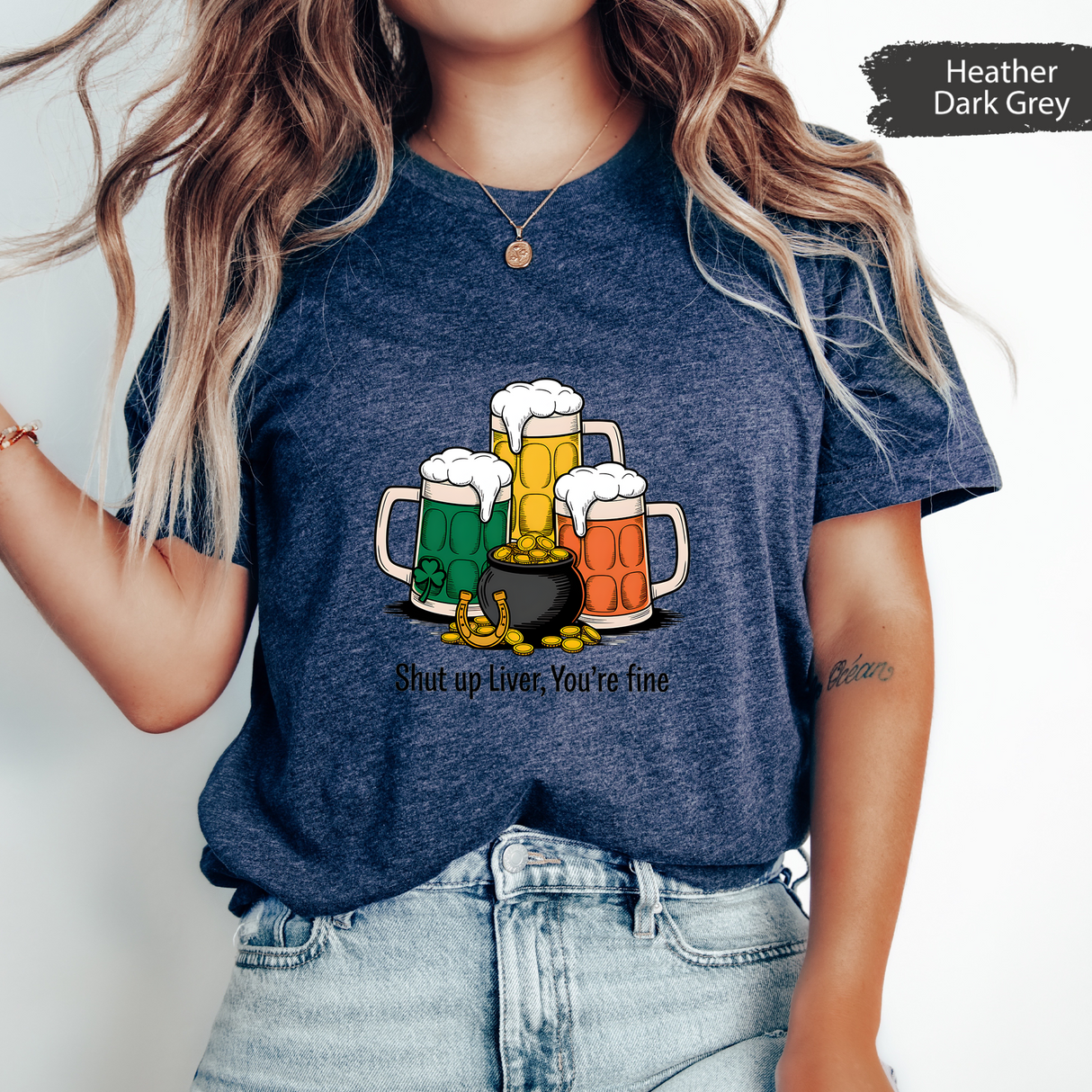 Shut Up Liver You’re Fine Shirt, Funny St Patricks Day Drinking Tee, Beer Lover T-Shirt, Green Day Party Shirt, Funny Irish Day Gift for Him