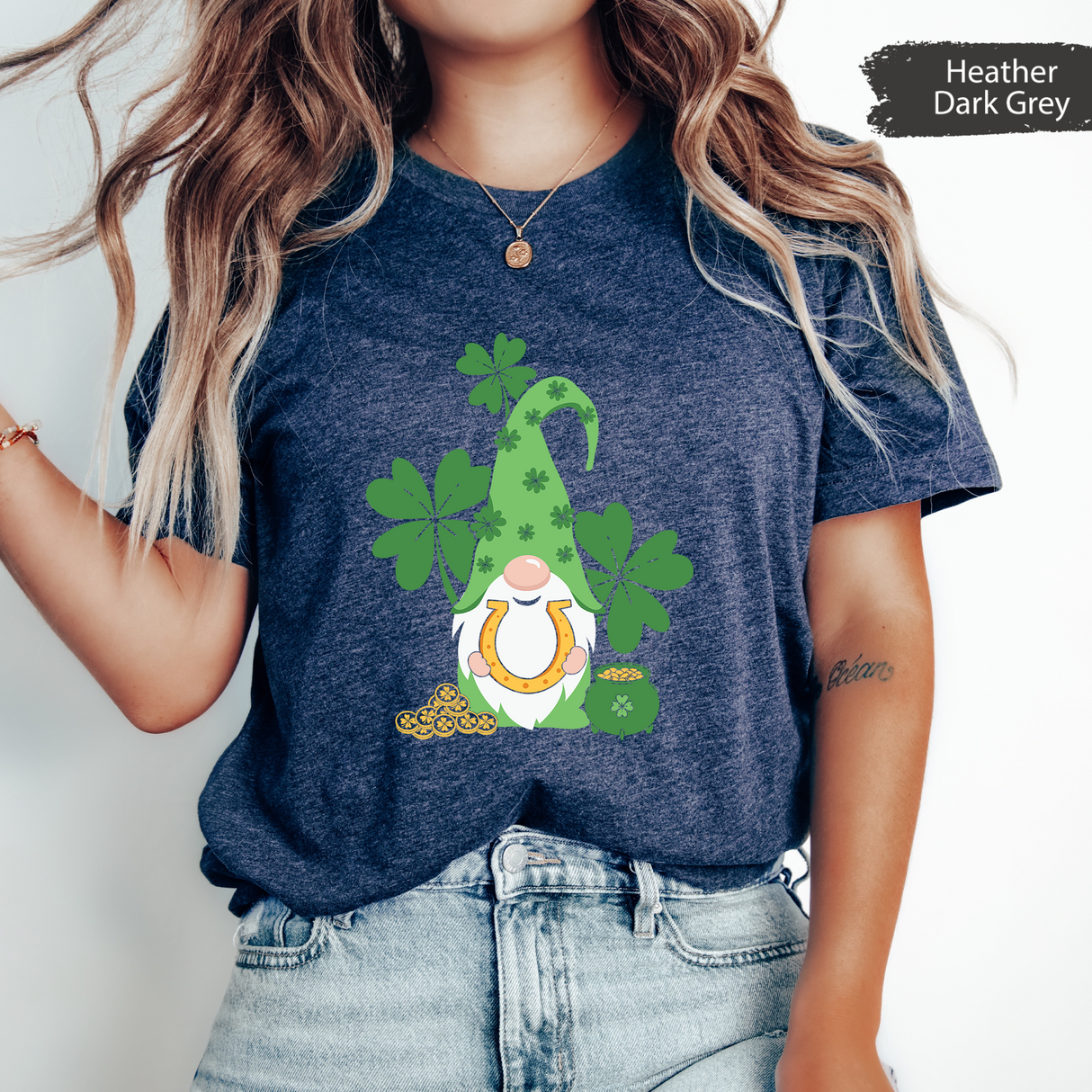 Saint Patrick's Day Gnome T-Shirt, Happy St. Patricks Day Shirt, Leprechaun Hat Gnome Shirt, Shamrock Shirt, Irish Gnome Shirt, Lucky Gnome