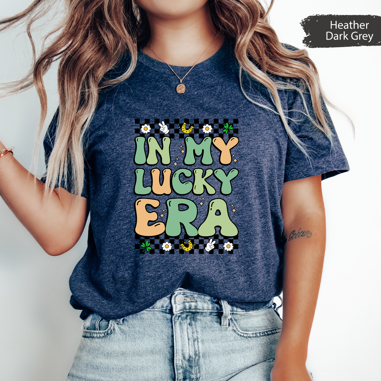 In My Lucky Era Shirt, Retro St Patricks Day Graphic Tee, Lucky Aesthetic T Shirt, St Patricks Day Shirt, Cute Clover Tshirt, Irish Day Gift