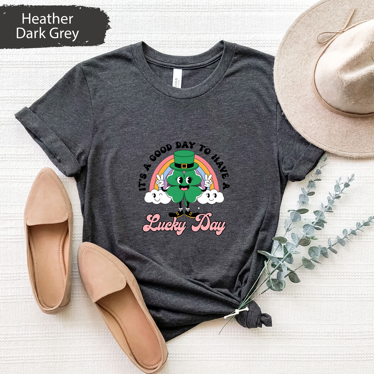 It's A Good Day To Have A Lucky Day Shirt, Lucky Day Shirt, Cute St Patricks Day Tee, Irish Shamrock Lucky Charm Tee, Cute Shamrock Shirt