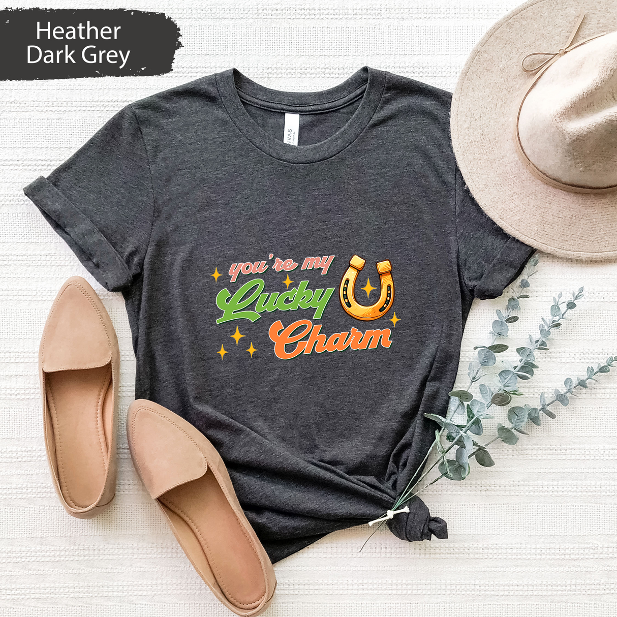 You’re My Lucky Charm Shirt, Cute St Patrick’s Day Shirt, Romantic Irish Couple Tee, St Patricks Day Gift for Girlfriend, Lucky Charm Shirt