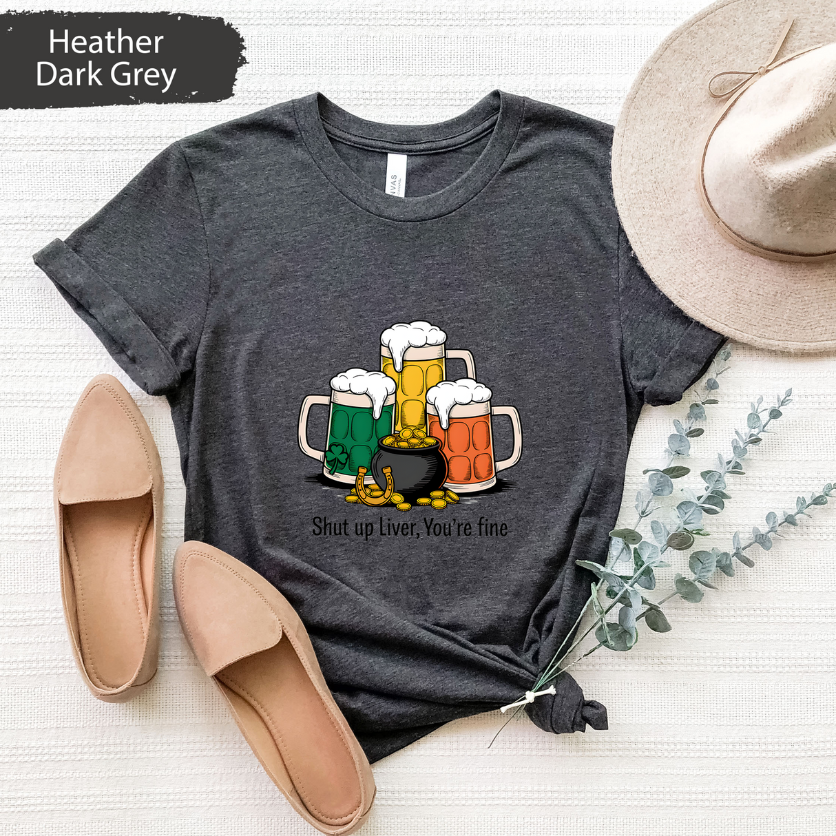 Shut Up Liver You’re Fine Shirt, Funny St Patricks Day Drinking Tee, Beer Lover T-Shirt, Green Day Party Shirt, Funny Irish Day Gift for Him