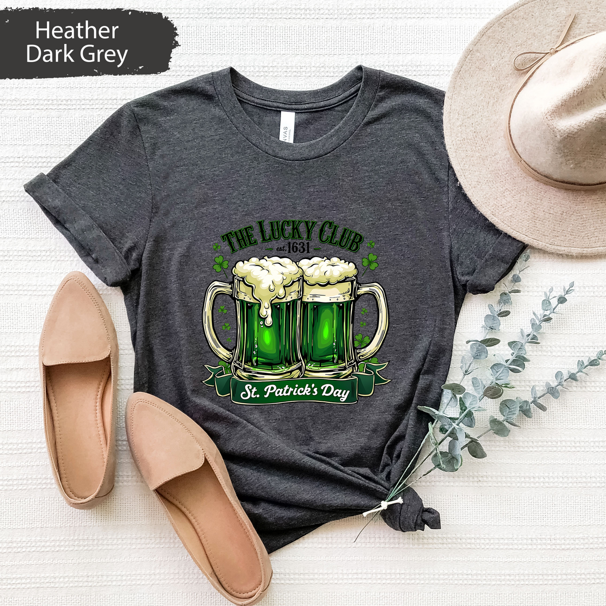The Lucky Club St. Patricks Day Shirt, Irish Beer Social Club Tee, Unisex St Patricks Day Group T-Shirt, Beer Lover Gift, Irish Drink Shirt