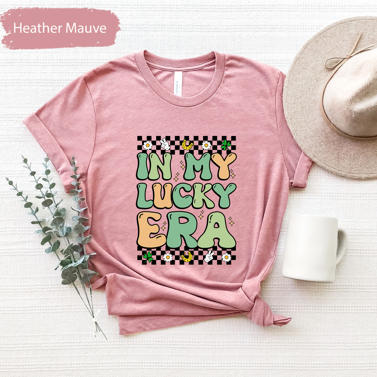 In My Lucky Era Shirt, Retro St Patricks Day Graphic Tee, Lucky Aesthetic T Shirt, St Patricks Day Shirt, Cute Clover Tshirt, Irish Day Gift
