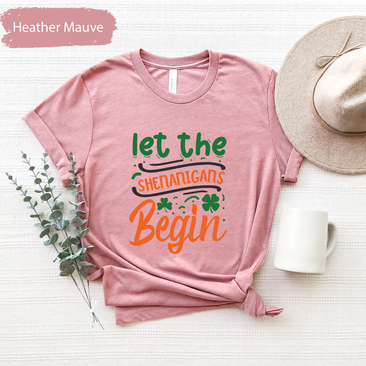 Let The Shenanigans Begin Shirt, St Patricks T-shirt, Irish Festival Outfit, Lucky Graphic T Shirt, Funny St Patricks Day, Positive Shirt