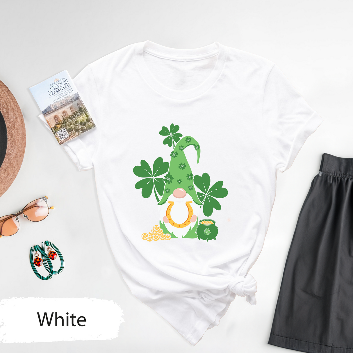 Saint Patrick's Day Gnome T-Shirt, Happy St. Patricks Day Shirt, Leprechaun Hat Gnome Shirt, Shamrock Shirt, Irish Gnome Shirt, Lucky Gnome