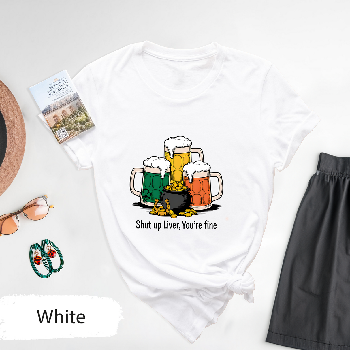 Shut Up Liver You’re Fine Shirt, Funny St Patricks Day Drinking Tee, Beer Lover T-Shirt, Green Day Party Shirt, Funny Irish Day Gift for Him