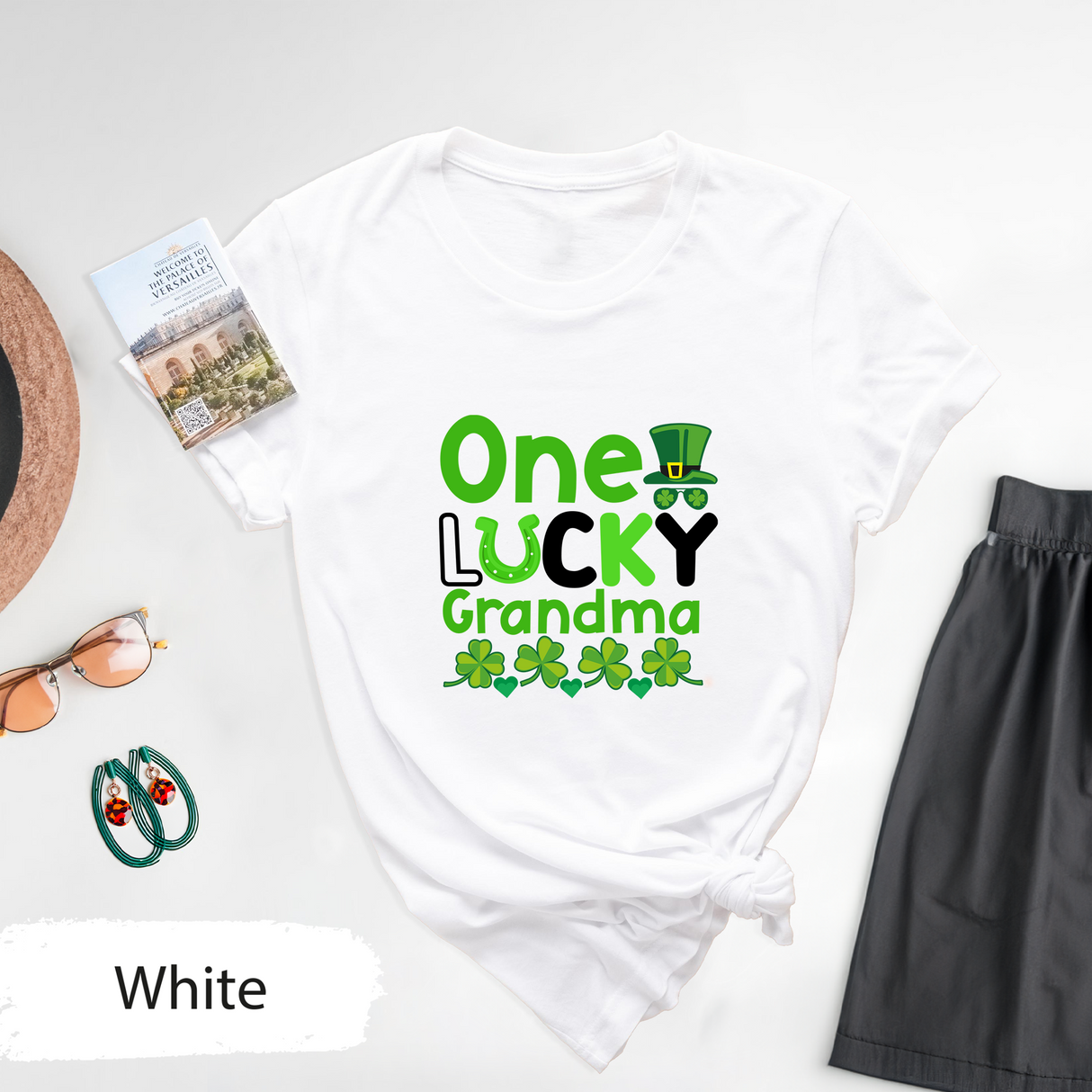 One Lucky Grandma Shirt, St Patricks Day Grandma Tee, Irish Grandma Shirt, Cute Saint Pattys Day Gift, Lucky Nana Gift, Irish Day Gifts