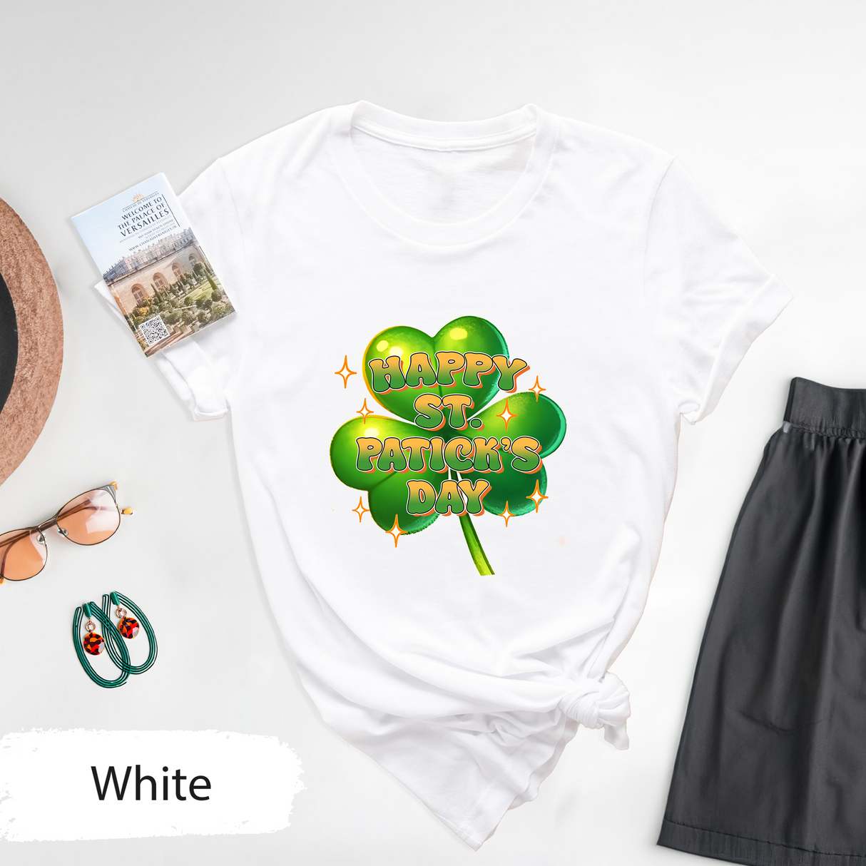Happy St. Patrick’s Day Shirt, Cute Shamrock Clover Tee, Irish Day Gift, Festive Irish Holiday T-Shirt, Green St. Paddy’s Celebration Outfit