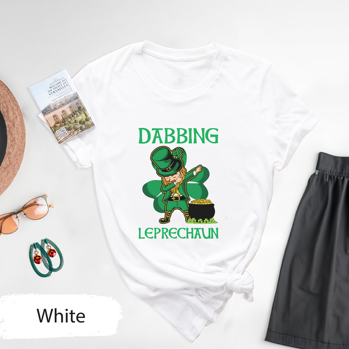 Dabbing Leprechaun Funny St. Patrick's Day Shirt, Lucky Irish Tshirt, Kids Tshirt, Happy Patrick's Day, Leprechaun Shirt, Irish Day Outfits