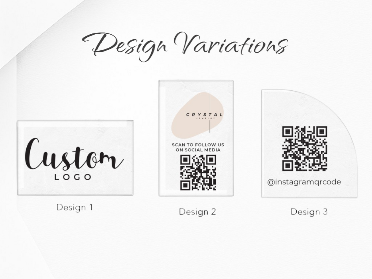 Personalized QR Code Sign, Custom Reception Payment Sign, Facebook Cashapp Venmo Zelle Instagram QR Code Sign, Get Social with Us, Plaque