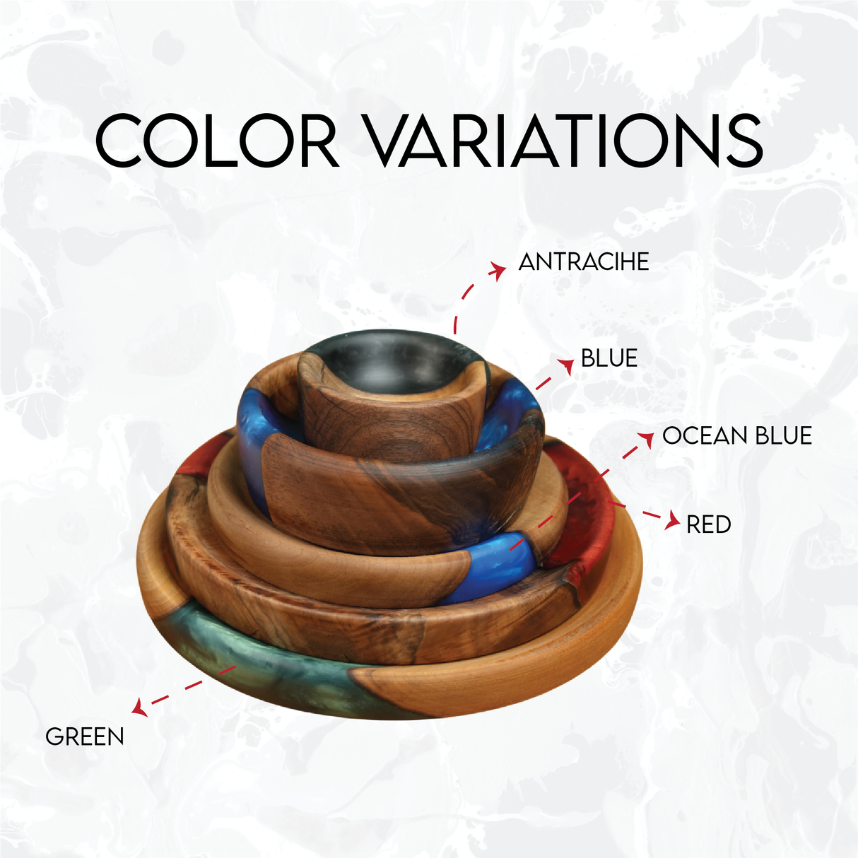 Personalized Resin Engagement Ring Dish: Custom Walnut Keepsake Bowl for Wedding Ceremony