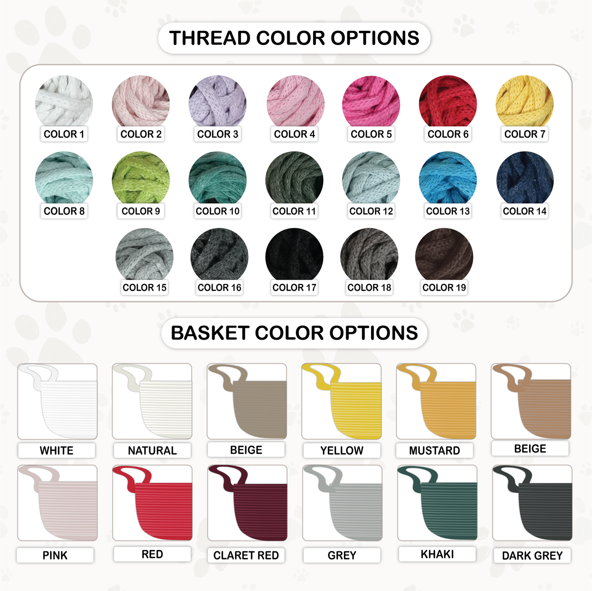 Personalized Pet Storage Basket: Custom Name Dog or Cat Toy Organizer