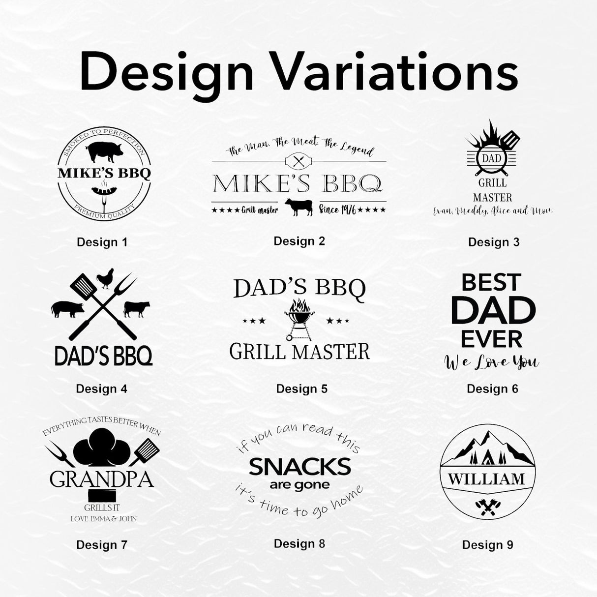 Personalized Resin Walnut Cutting Board, Custom Grandpa Gifts, Father's Day Gift Ideas, BBQ Live Edge Serving Board, Gifts for Grandpa