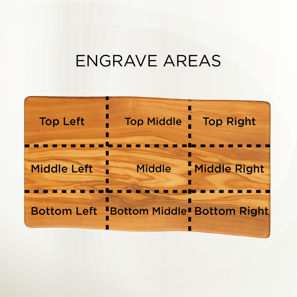 Olive Wood Cutting Board with Custom Name Engraved: Live Edge Design for Mom’s Kitchen