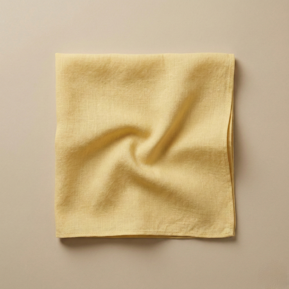 Square Linen Hair Scarf for Women: Natural Head Covering in Multiple Sizes