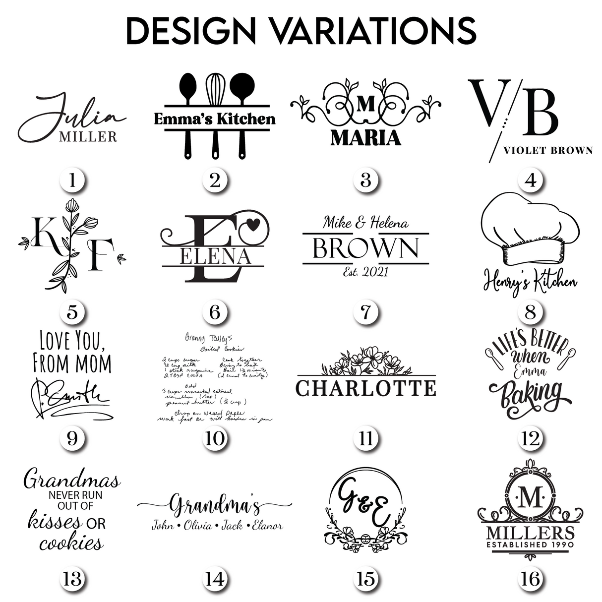 Wooden Kitchen Plate Set: Medium Round Serving Trays, Mom Christmas Gift