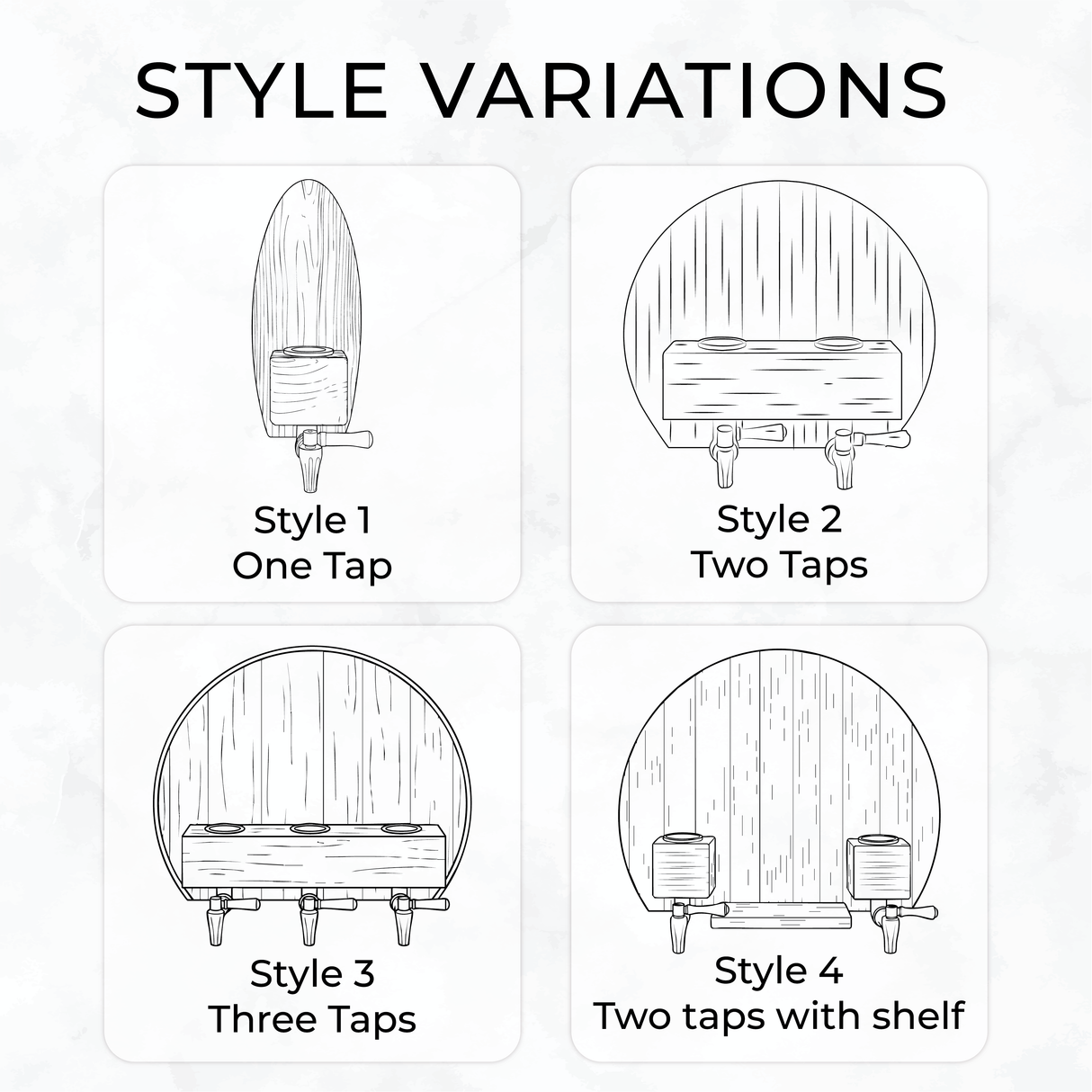 Customized Wall Mounted Liquor Dispenser: Wooden Whiskey Fountain, Rustic Bar Decor