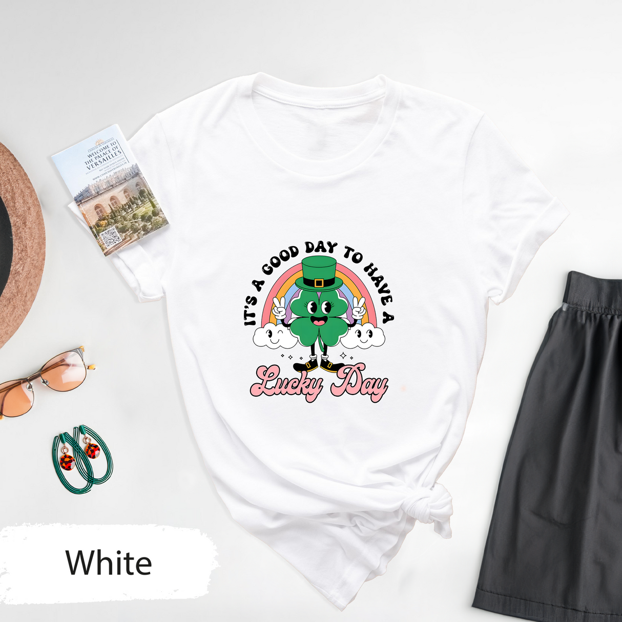 It's A Good Day To Have A Lucky Day Shirt, Lucky Day Shirt, Cute St Patricks Day Tee, Irish Shamrock Lucky Charm Tee, Cute Shamrock Shirt