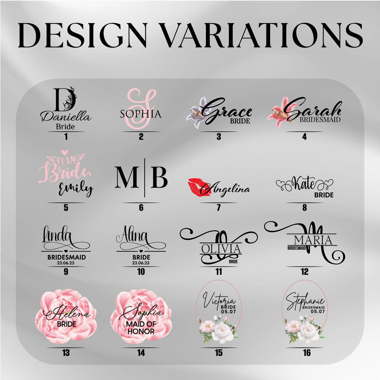 Personalized Bridesmaid Champagne Glasses, Champagne Flutes with Custom Name, Bridesmaid Proposal, Maid of Honor Gift, Wedding Party Favors