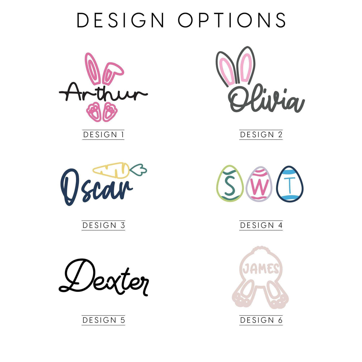 Custom Monogram Easter Bunny Basket, Personalized Kids Easter Gift Basket, Baby Girl Easter Gift, Spring Home Decor, Easter Egg Hunt Basket