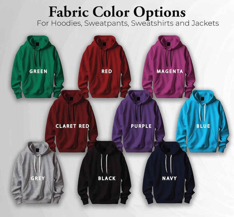 Custom Embroidered Zip Up Jacket: Personalized Text or Name Appeals, Gift for Birthday or Christmas