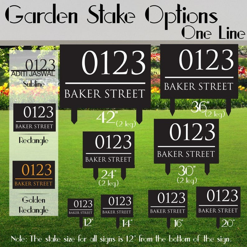 House Number Address Sign with Zip Code: Personalized Metal Wall Plaque for Home Entryway