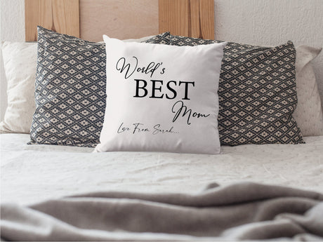 Mother Day Gift Pillow, Mothers Day Pillow, Personalize Mom Pillow, Custom Pillow Case, Personalize Pillow Covers, Mom Pillow, Custom Pillow - Arria Home