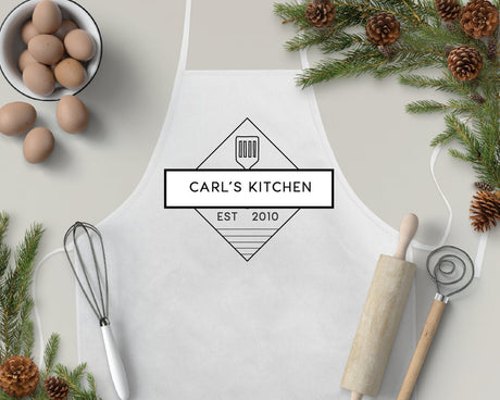 Personalize Apron, Kitchen Apron, Apron, Personalized Apron,Masterchef Apron, Personalised Apron, Baking Apron, Baking Gift, Chef Gift - Arria Home