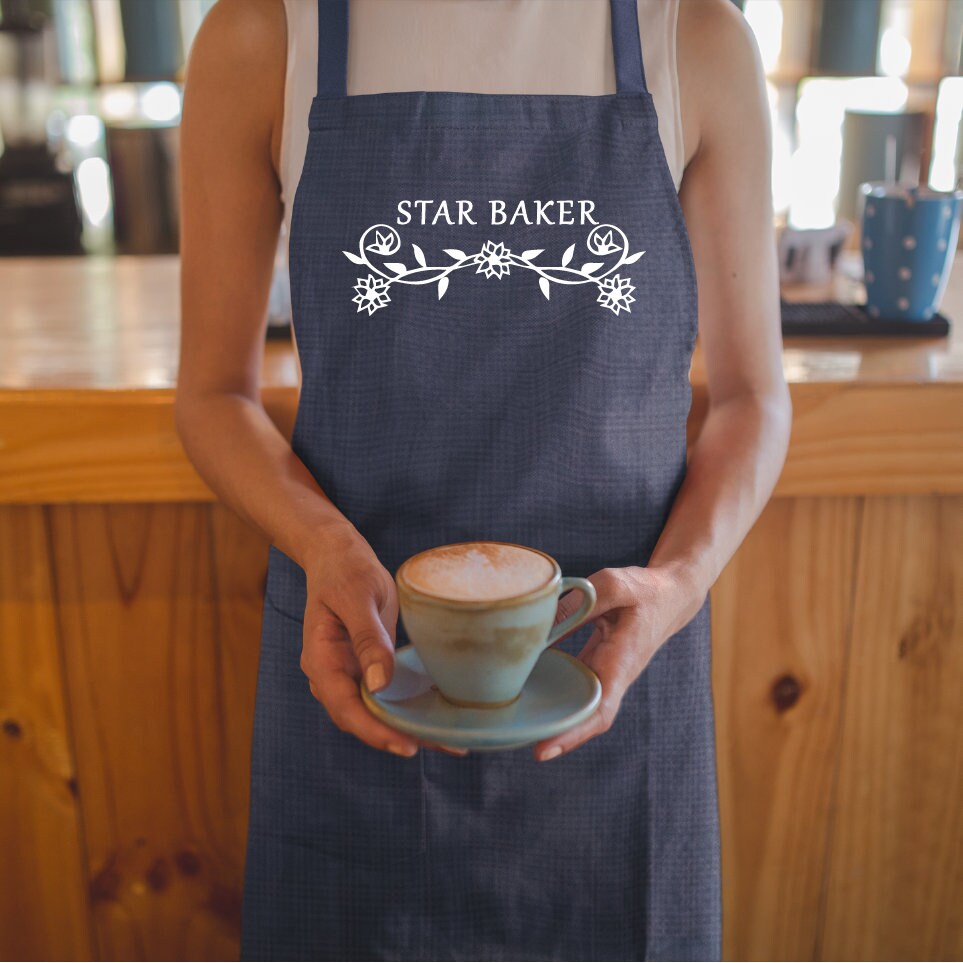 Baking Apron, Custom Apron, Personalized Apron, Chef Apron, Apron for Man, Customized Apron, Mothers Day Gift, Personalized Gift, Chef Gift - Arria Home