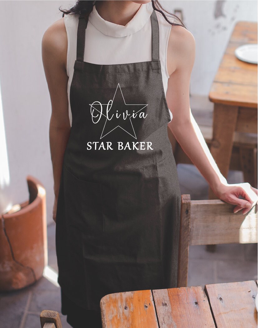 Baking Apron, Customized Apron, Apron for Man, Personalized Apron, Chef Apron, Custom Apron, Mothers Day Gift, Personalized Gift, Chef Gift - Arria Home