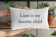 Favorite Child Pillow, Funny Mom Pillow, Funny Father Pillow, Funny Mothers Day Gift, Personalize Pillow, Custom Child Pillows - Arria Home