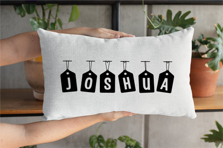 Personalize Pillow, Custom Kids Pillow, Custom Pillow Covers, Crib Pillow, Name Kissen, Kid Pillow Cases, Nursery Pillow, Custom Girl Pillow - Arria Home