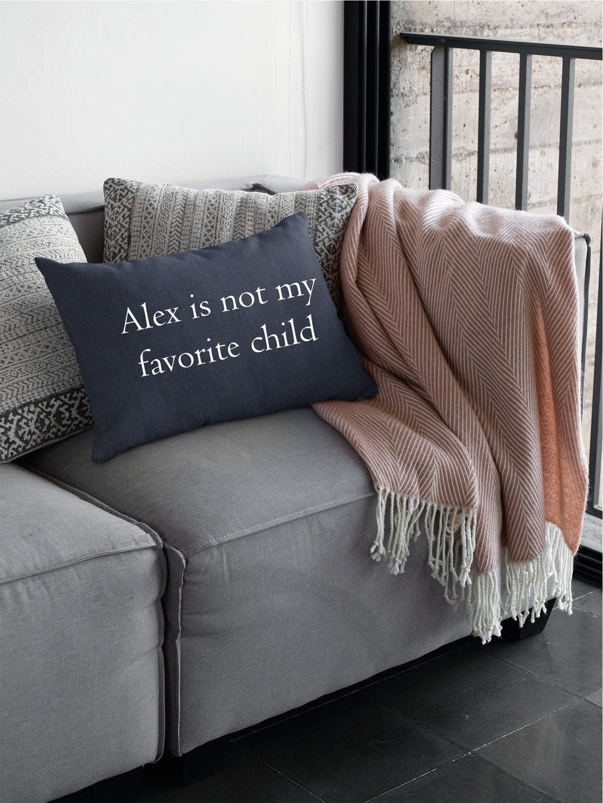 Favorite Child Pillow, Funny Mom Pillow, Funny Father Pillow, Funny Mothers Day Gift, Personalize Pillow, Custom Child Pillows - Arria Home
